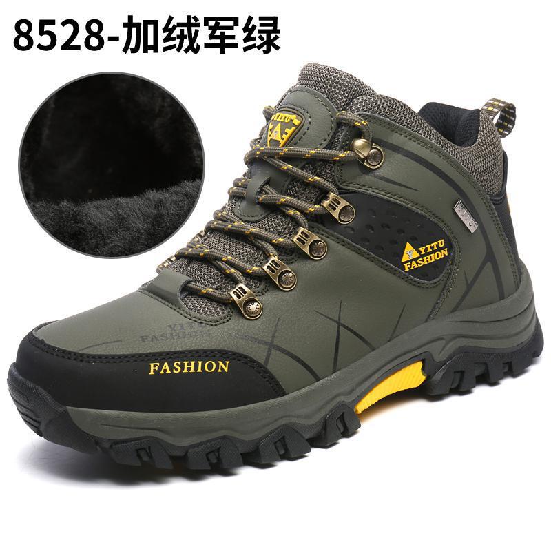 Autumn Outdoor High-Top Sneaker High-Top Cotton Hiking Shoes Couple Sneaker Hiking Shoes Casual Shoes - Image 2